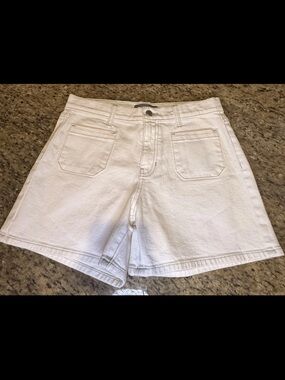 JustUSA Off White Denim Shorts Firls 18Y Girls